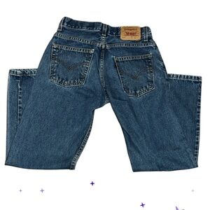 VINTAGE Levi’s 529 low & loose fit dark wash boys size 12 womens waist 26 dark
